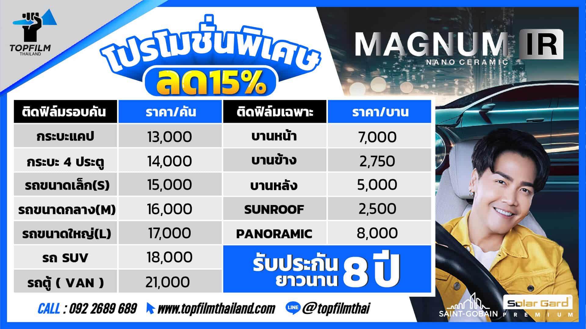solargard MAGNUM IR ราคา